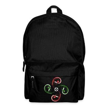 Croix Basque design - Sac à dos - noir - Devant