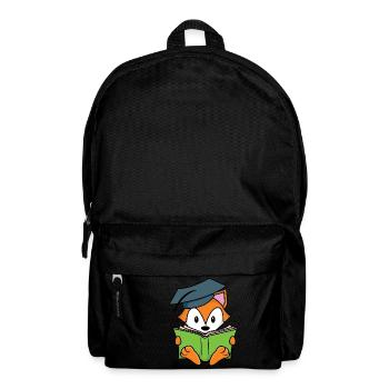 Schlauer Fuchs - Rucksack - Schwarz - Vorne