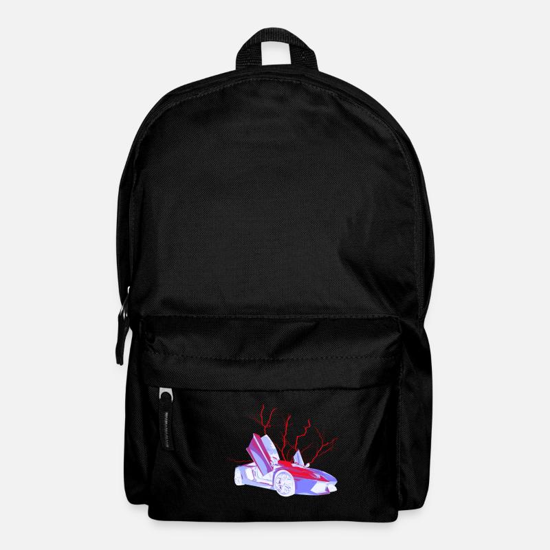Lambo Aventador Sturmrot - Rucksack - Schwarz