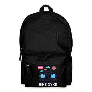 lesbisch - Rucksack - Schwarz - Vorne