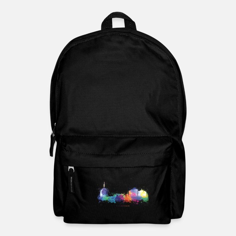 Fischtown Bremerhaven Skyline Sprayed - Rucksack - Schwarz