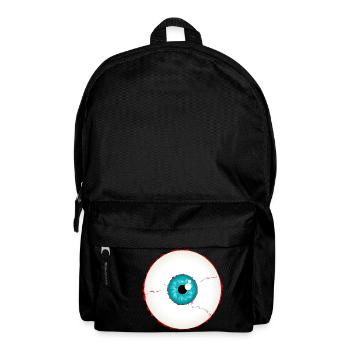 Eyeball turquoise blue (DDP) - Backpack - black - Front