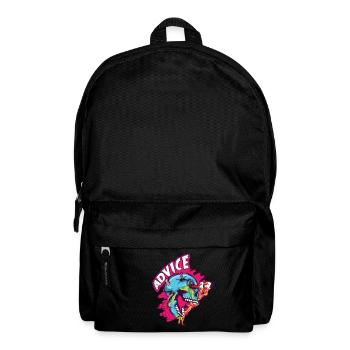 Hallo! Erhalten Sie dieses einzigartige - Rucksack - Schwarz - Vorne
