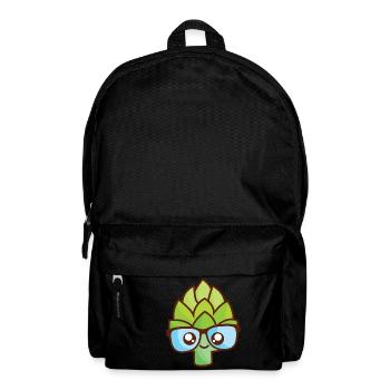 Grünes Blumenkohl ähnliches Gemüse Romanesco - Rucksack - Schwarz - Vorne