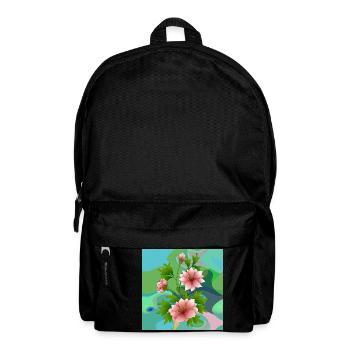 Bouquet of flowers - Backpack - black - Front