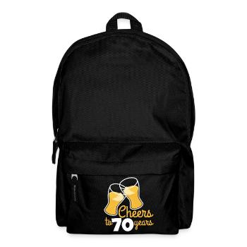 Anniversaire Cheers to 70 Years Prost Idée cadeau - Sac à dos - noir - Devant