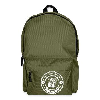 Kühlungsborn mit Strandkorb Andenken Geschenk - Rucksack - Olivgrün - Vorne
