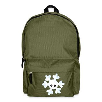 flocon de neige - Sac à dos - vert olive - Devant