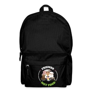 Amis Pas de nourriture Vegan Drôle Idée Cadeau - Sac à dos - noir - Devant