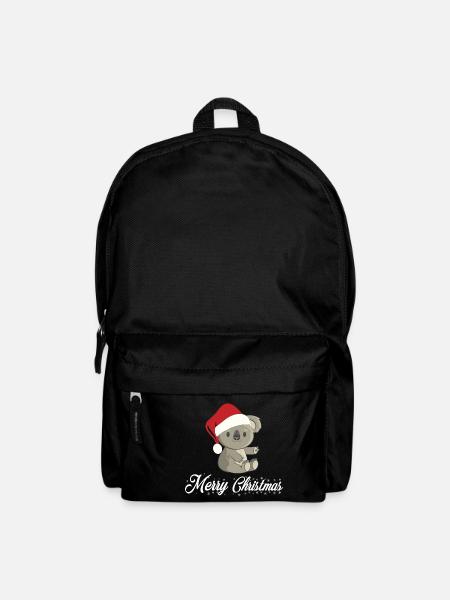 Christmas Koala - Rucksack - Schwarz