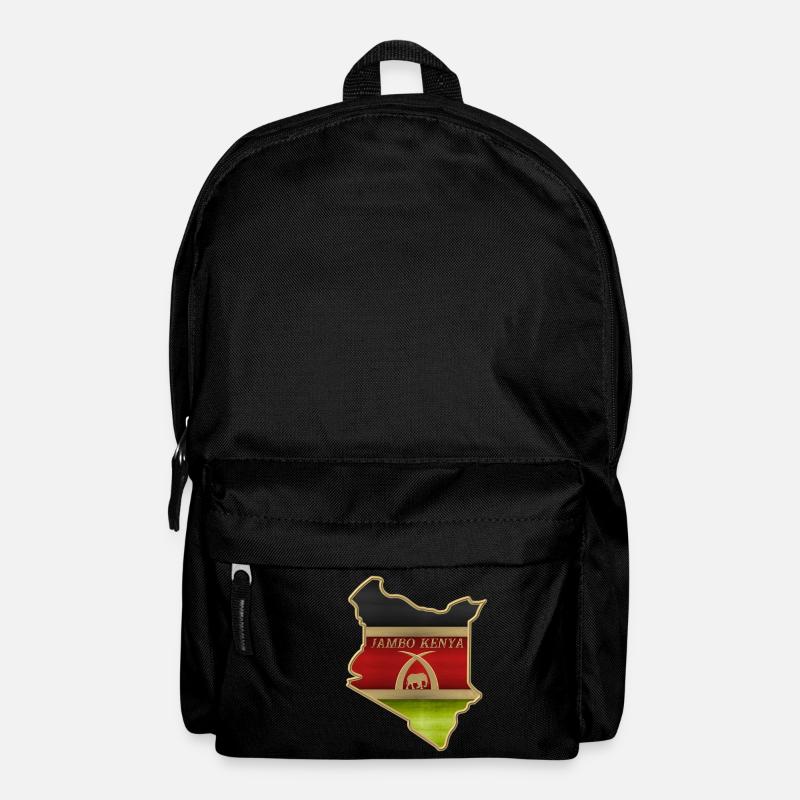 Kenia Fahne - Rucksack - Schwarz