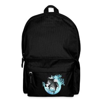 Tauch Dive Humpbacks - Buckelwale - Rucksack - Schwarz - Vorne
