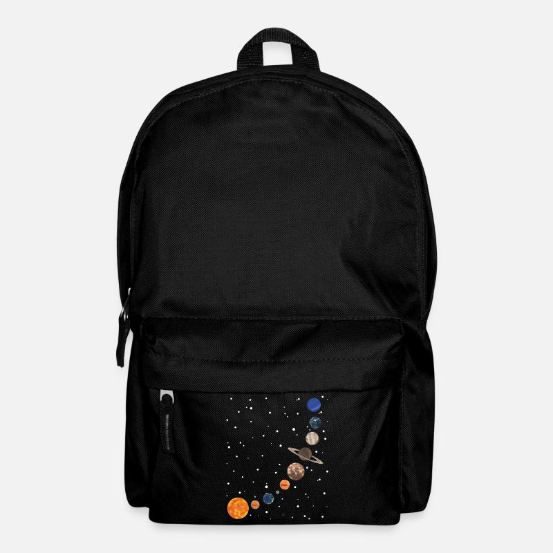 Milchstraße Planeten - Rucksack - Schwarz