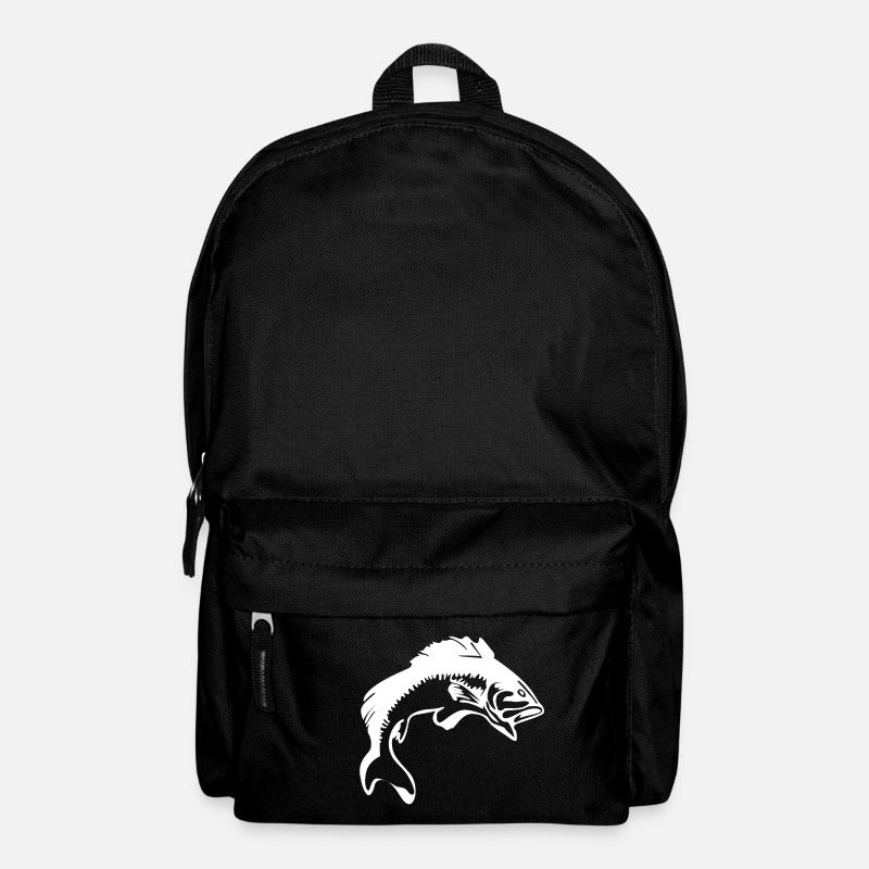 Fisch - Rucksack - Schwarz