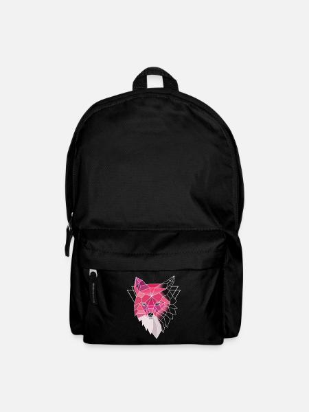 Pinker Fuchs - Rucksack - Schwarz
