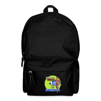 Nimm mich mit nach Griechenland - Rucksack - Schwarz - Vorne