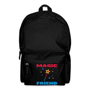 Friend / Nanny / Girlfriend / Daddy / Mom / Papy - Rucksack - Schwarz - Vorne
