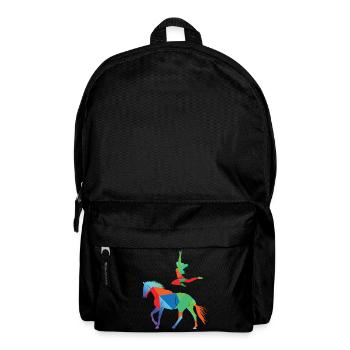 Voltigieren - Rucksack - Schwarz - Vorne