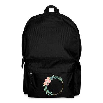 spring_wreath - Rucksack - Schwarz - Vorne