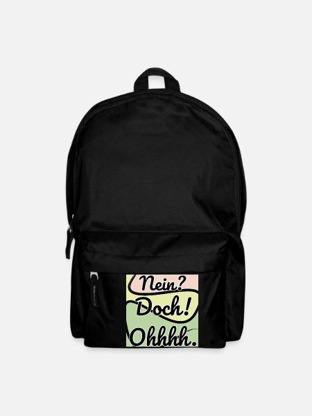 Doch! Ohhh. Lustig - Rucksack - Schwarz