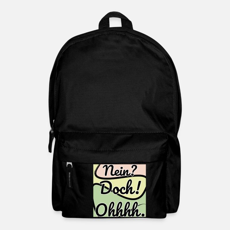 Doch! Ohhh. Lustig - Rucksack - Schwarz