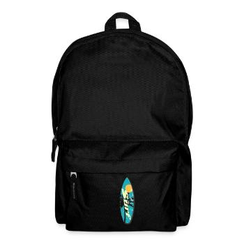 Surfer Surf - Rucksack - Schwarz - Vorne