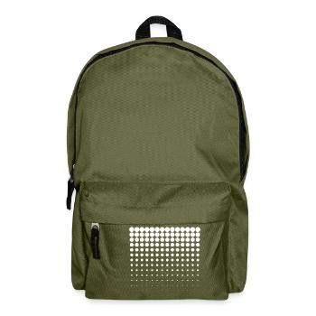 Muster - Rucksack - Olivgrün - Vorne