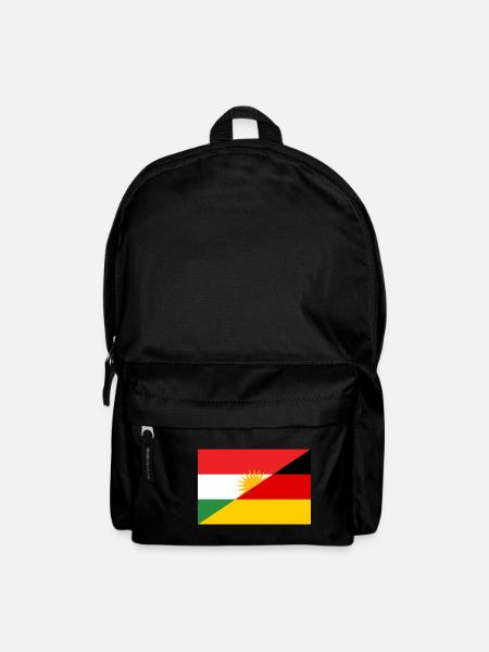 Kurdistan / Deutschland - Rucksack - Schwarz
