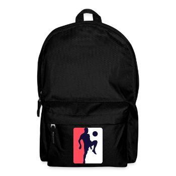 Fußball Logo Verein Fußballer - Rucksack - Schwarz - Vorne