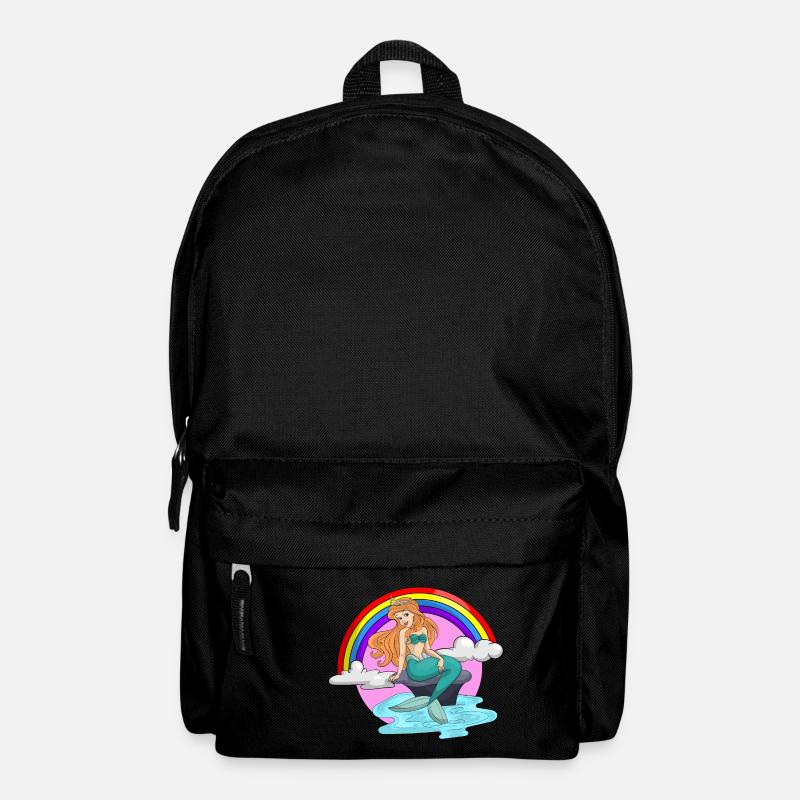 Meerjungfrau - Rucksack - Schwarz