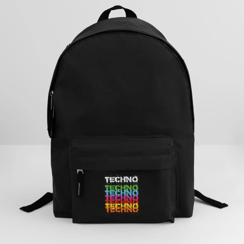 Techno Techno Techno Freak Techno Musique Sac à dos
