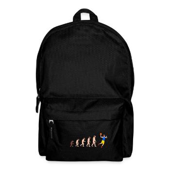 Evolution Basketteur Drôle idée cadeau - Sac à dos - noir - Devant