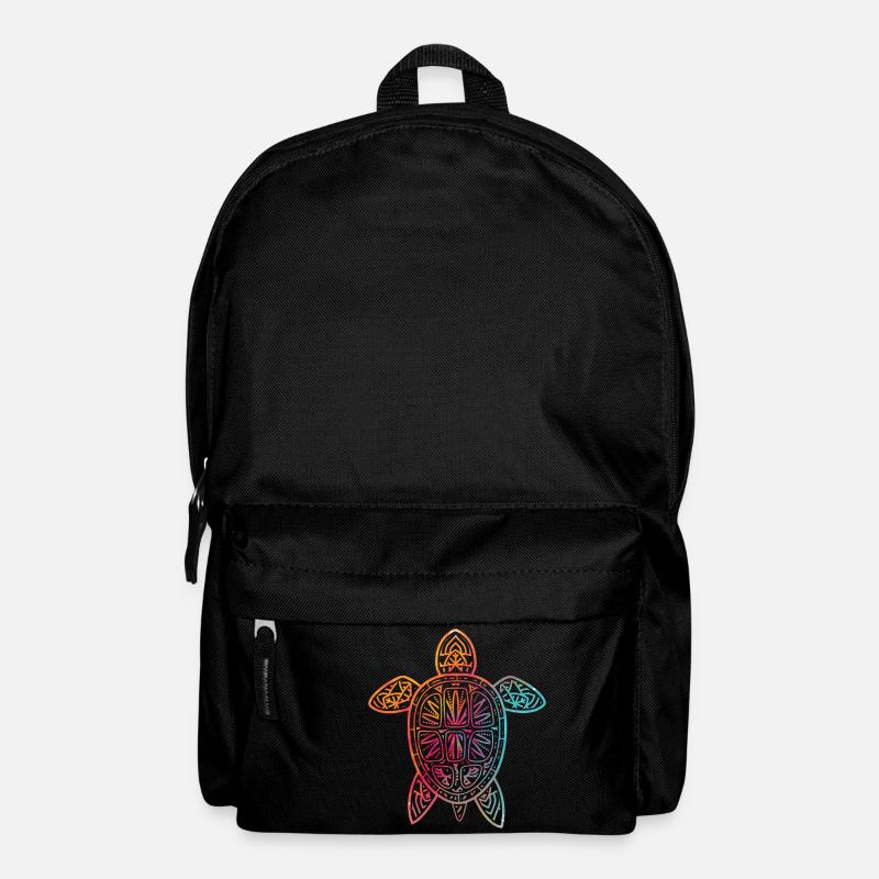 Überspringen Sie eine StrohschildkröteTShirt - Rucksack - Schwarz