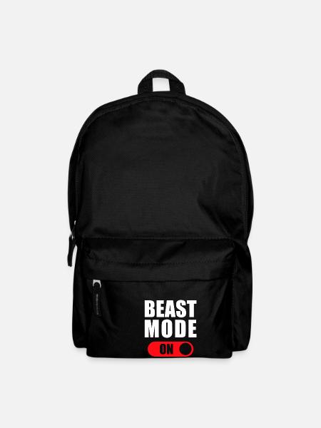 Beast Mode ON - Rucksack - Schwarz