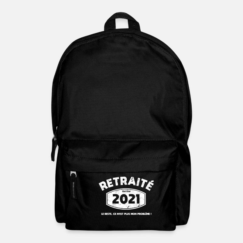 Retired 2021 - Gift T-shirt - Backpack - black