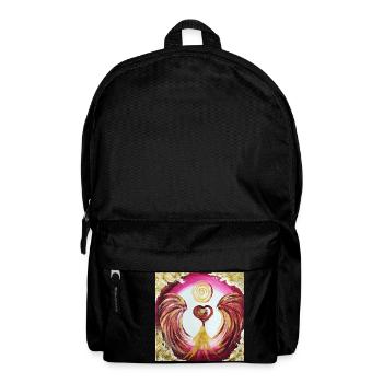Heart angel of self worth - Backpack - black - Front