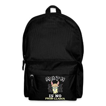 Alpaca Shirt With A Math Illustration Of Alpaca - Backpack - black - Front