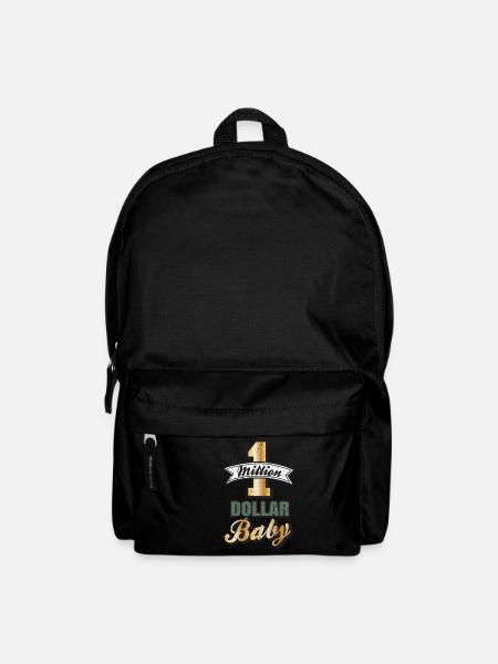 1 million dollar baby cash money gold gift idea - Backpack - black