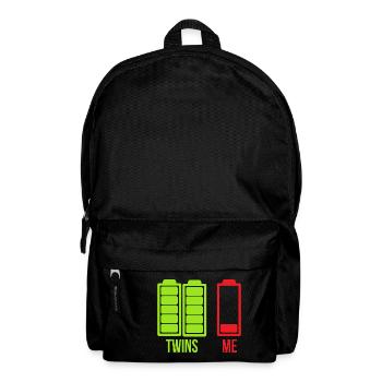 Twins And Me Geschenkidee - Rucksack - Schwarz - Vorne