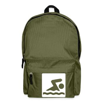 Schwimmen - Rucksack - Olivgrün - Vorne