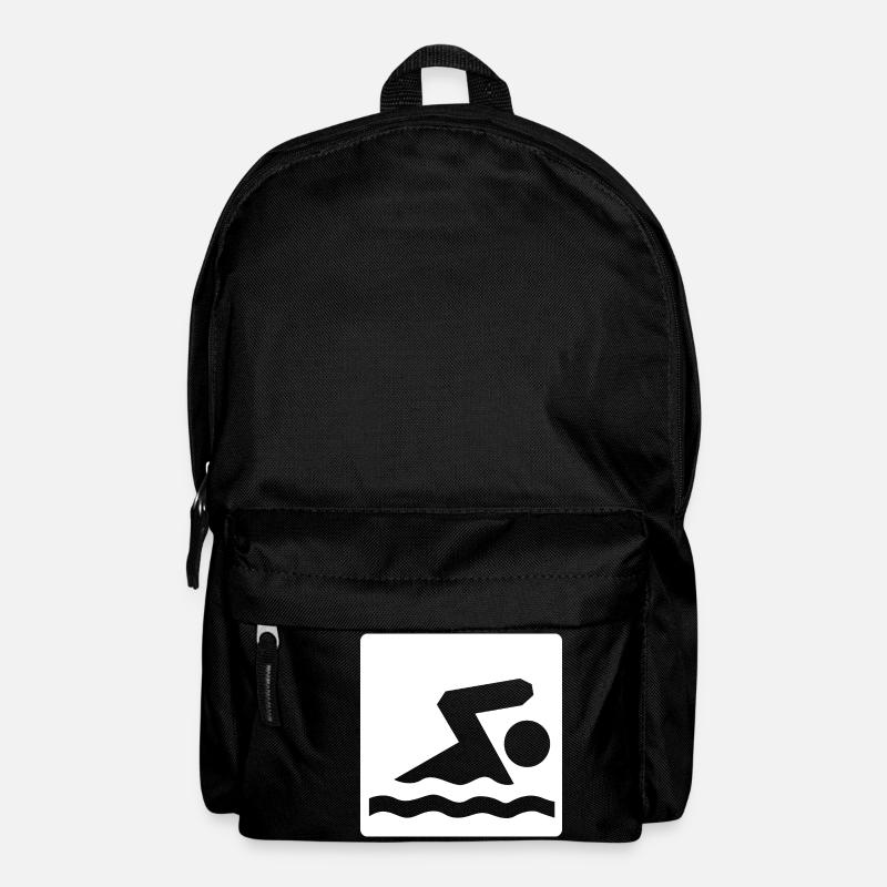 Schwimmen - Rucksack - Schwarz