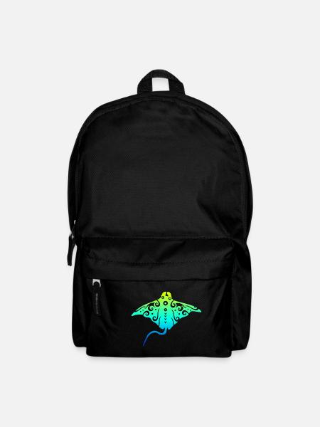 Maori Stingray cadeau de tatouage tribal polynésien - Sac à dos - noir