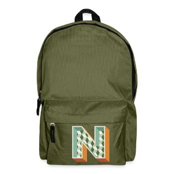 N - Backpack - olive green - Front