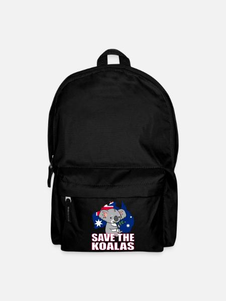 Koala - Save the Koalas. - Backpack - black
