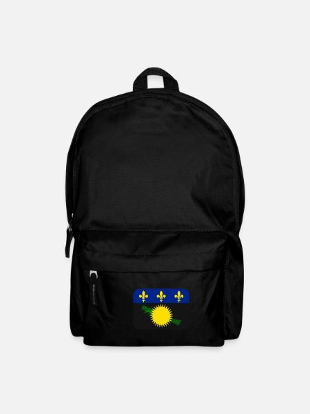 t-shirt drapeau guadeloupe - Sac à dos - noir