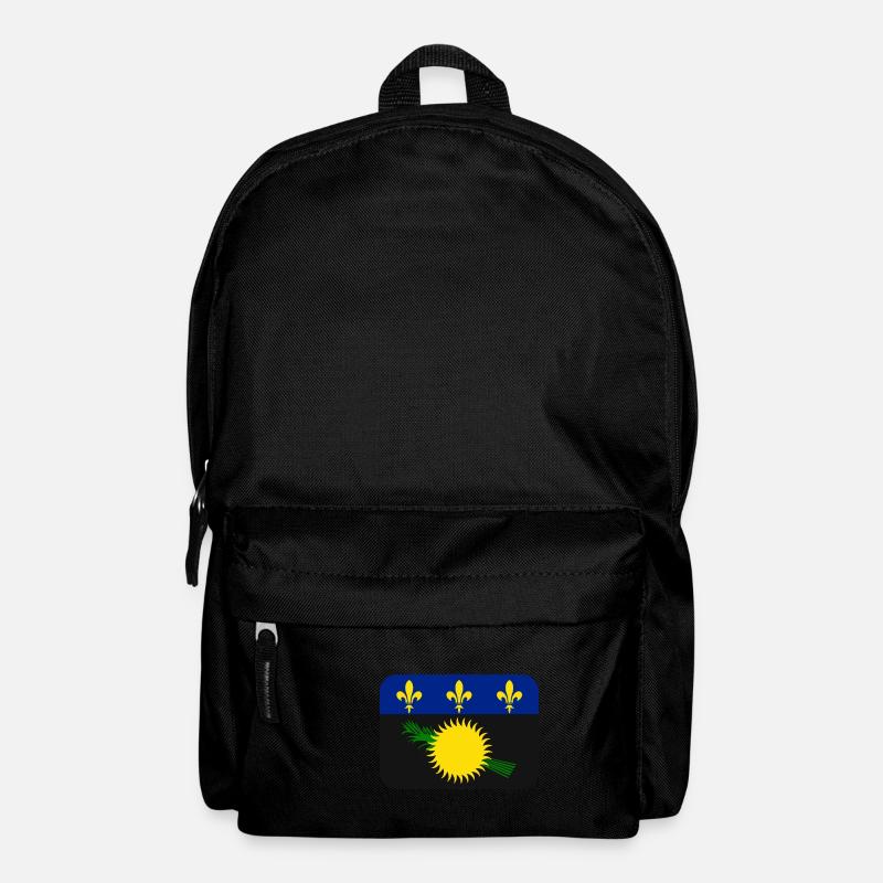 t-shirt drapeau guadeloupe - Sac à dos - noir