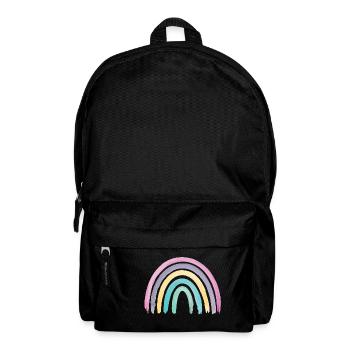 Regenbogen Boho Rainbow Baby - Backpack - black - Front