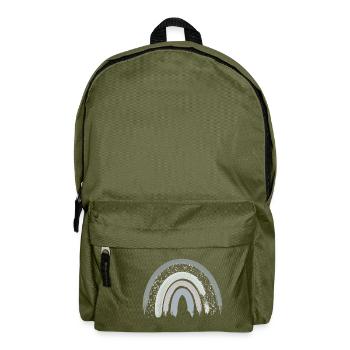 Regenbogen Boho Rainbow Baby Junge - Rucksack - Olivgrün - Vorne