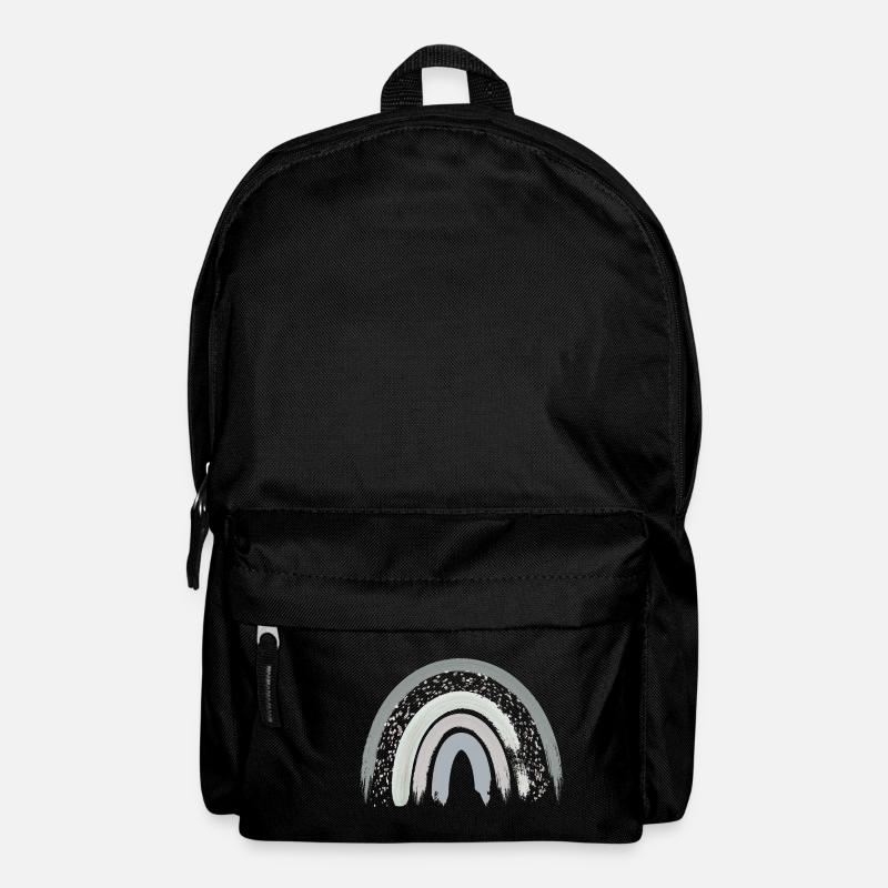 Regenbogen Boho Rainbow Baby Junge - Rucksack - Schwarz