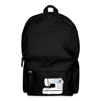 Sketchnote sewing machine - Backpack - black - Front